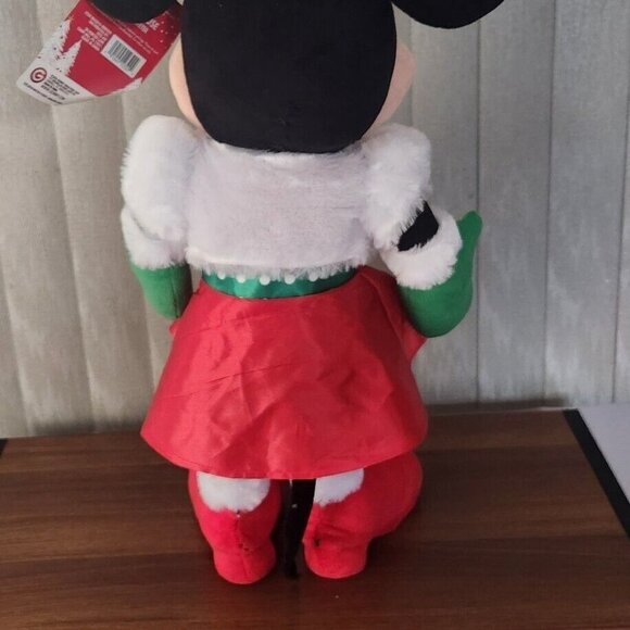 Gemmy Minnie Mouse Holiday Greeter Christmas 22" Tall Plush Standing - Picture 9 of 14